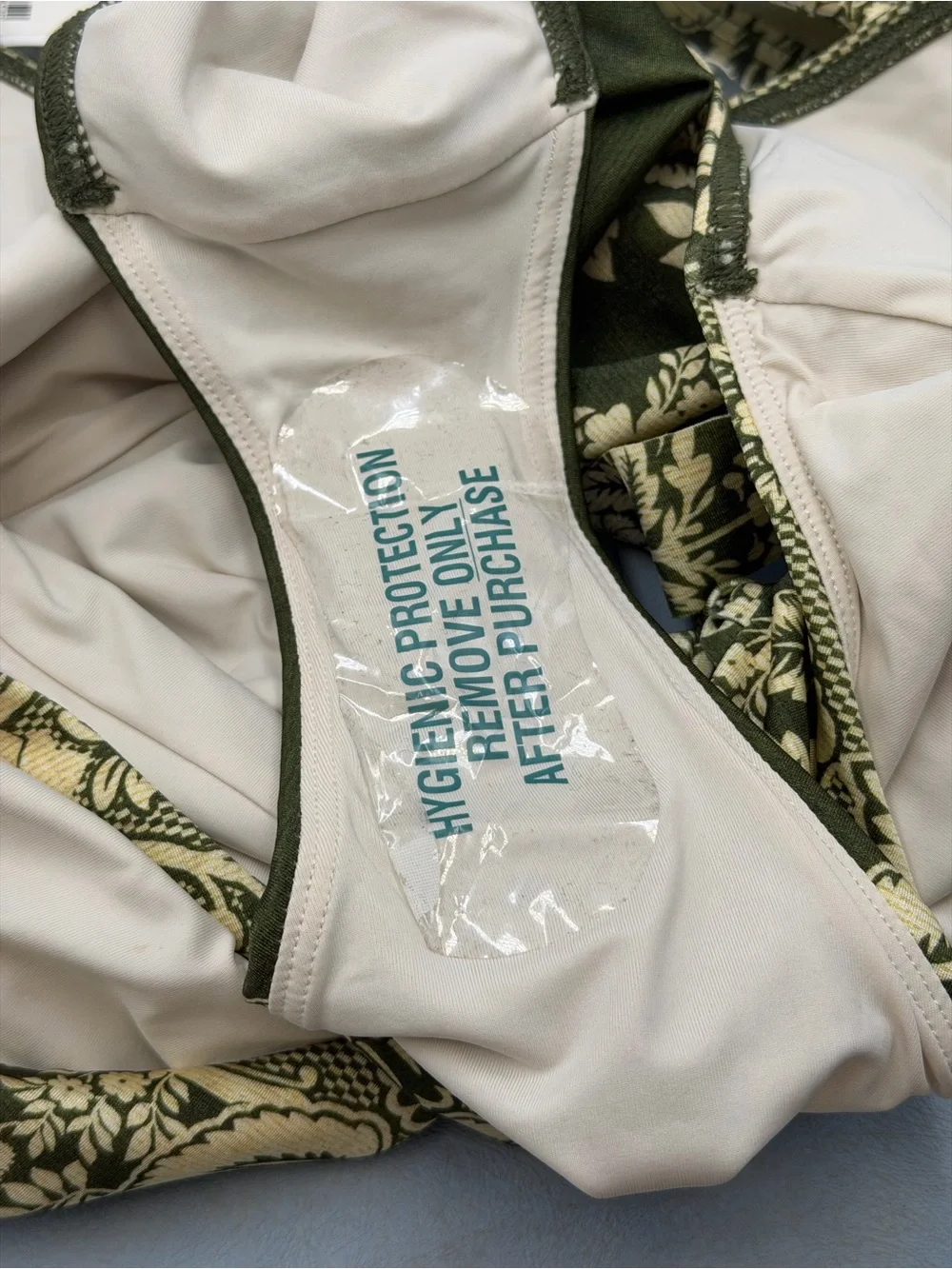 🆕 ZIMMERMANN 🧿 NWT Separates Floral Wrap Tie 1PC - Khaki/Cream - Sz 2 US8